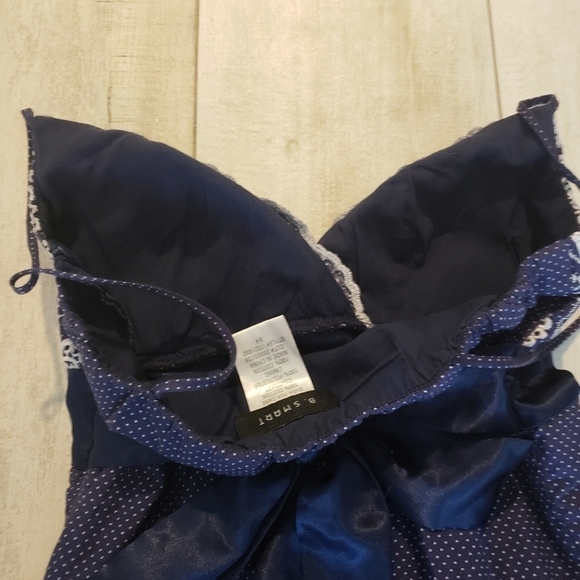 Blue and White Polka Dot Sundress - Picture 6 of 7